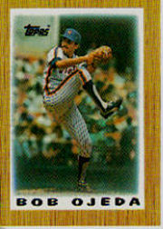 1987 Topps Mini Leaders Baseball Cards 025      Bob Ojeda